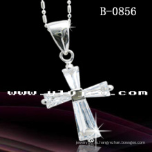 Крест ожерелье с ромбическим покрытием (B-0856)